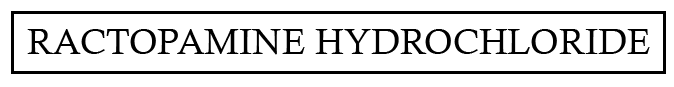 Ractopamine Hydrochloride for Lean Meat
